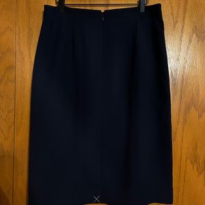 J.Crew Navy blue pencil skirt. NWT